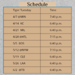 Schedule 1