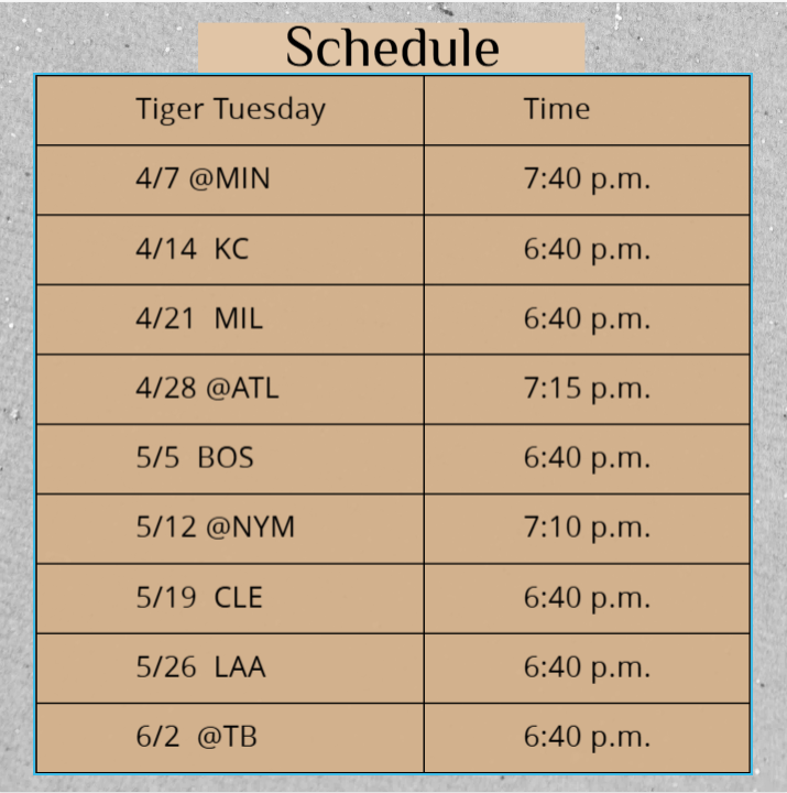 Schedule 1