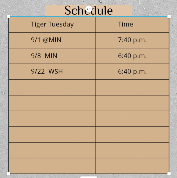 Schedule 3